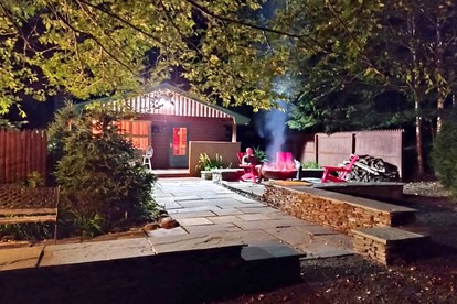 Charming Bluestone Hideaway with Sauna & Private Fire Pit in Margaretville, New York - glamping.directory