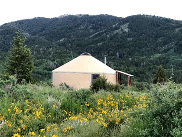 Amazing Yurt in Idaho for Camping Near Caribou National Forest - glamping.directory