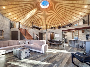 Luxury Yurt Perfect for a Family Getaway Just Outside of Shenandoah National Park - Stanley, Virginia - glamping.directory