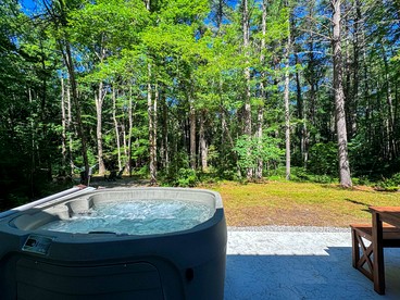 Awesome Log Cabin with Games Room and Hot Tub in Denmark, Maine - Denmark, Maine - glamping.directory