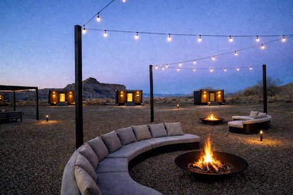 Secluded Desert Retreat with Mirrored Glass & Scenic Views | Near Torrey, Utah - Torrey, Utah - glamping.directory