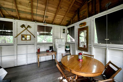 Three Cozy Historic Scout Cabins with Fire Pit, BBQ, and Hammocks for a Memorable Family Adventure in Troy, Wisconsin - East Troy, Wisconsin - glamping.directory