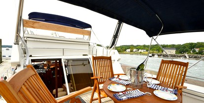 Experience the Magic of Sleeping Your Own Private Yacht in Damariscotta, Maine - Damariscotta, Maine - glamping.directory
