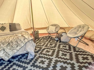 Charming Bell Tent in Swan Valley, Idaho near Palisades Lake and Jackson Hole - Irwin, Idaho - glamping.directory