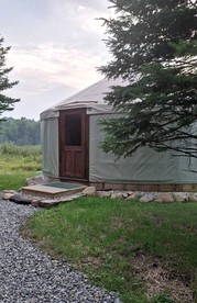 Gorgeous Yurt in the Adirondacks for a Unique Glamping Getaway near Minerva, New York - glamping.directory