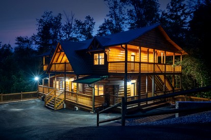 Gorgeous Cabin with Arcade Games, Pool and Endless Entertainment in Tennessee - glamping.directory
