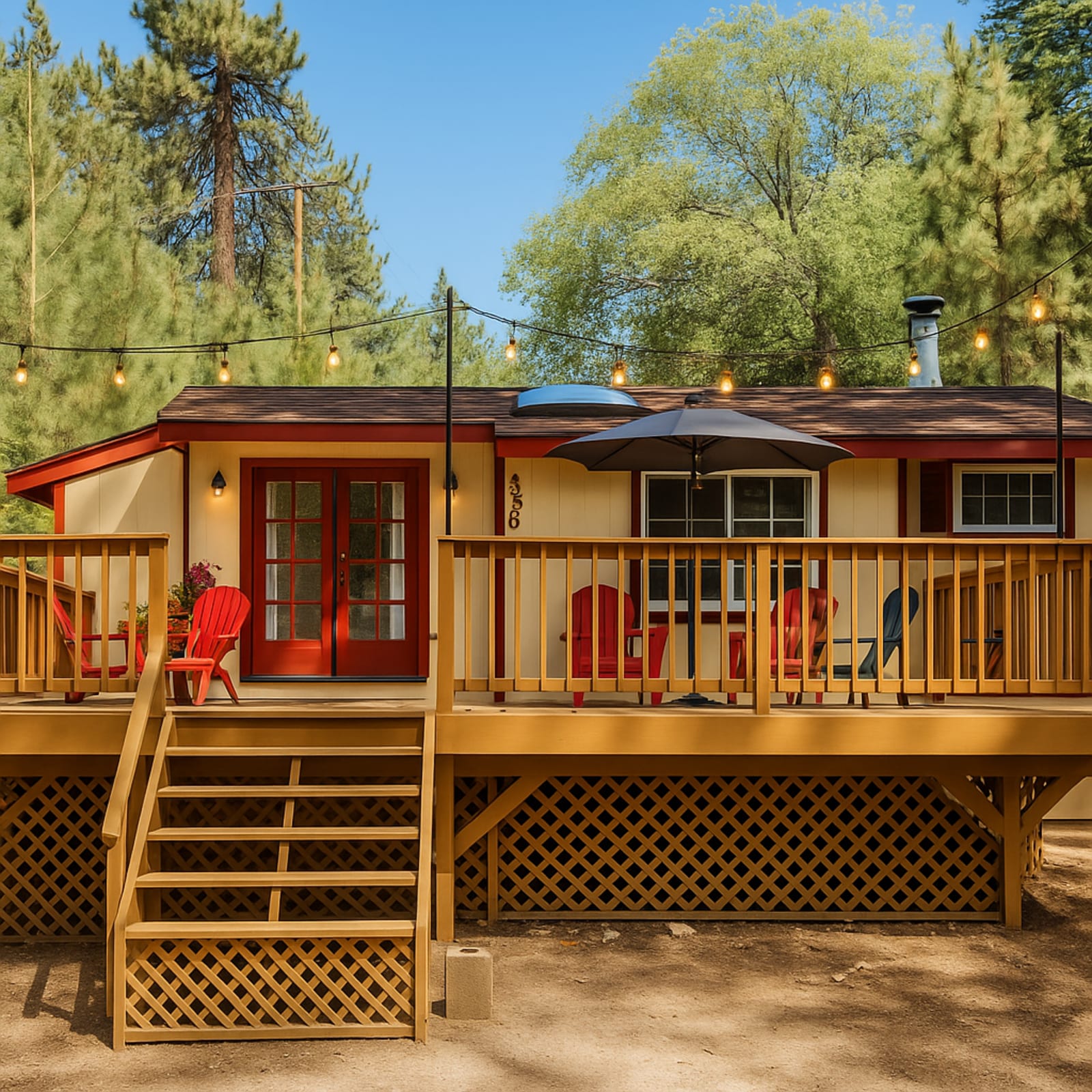Snow Bunny Cottage - Green Valley Lake, California - glamping.directory
