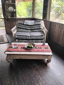 Secluded Cabin with Private Deck Overlooking Organic Garden in Pahoa, Hawaii - Pahoa, Hawaii - glamping.directory