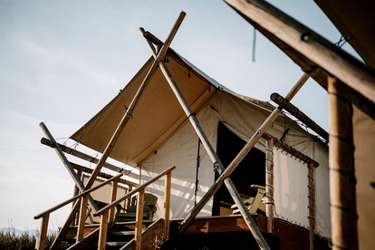 Stunning Safari Tent for Two near Yellowstone for a Memorable Glamping Escape in Emigrant, Montana - glamping.directory