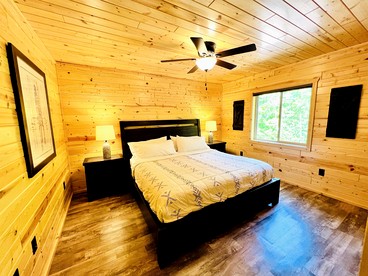 Group Lake Cabin with Ping Pong Table Loaded with Kayaks in Wisconsin - Stone Lake, Wisconsin - glamping.directory
