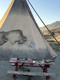 Remote Spacious Tipi Nestled Among Spectacular Landscape in Montana - Cameron, Montana - glamping.directory