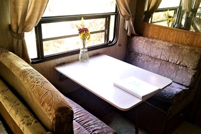 Rustic Caravan Getaway on a Creek in the Klamath National Forest of California - Klamath River, California - glamping.directory