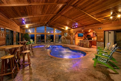 Enormous and Luxurious Cabin Rental for Amazing Getaways near the Great Smoky Mountains, Tennessee - Gatlinburg, Tennessee - glamping.directory