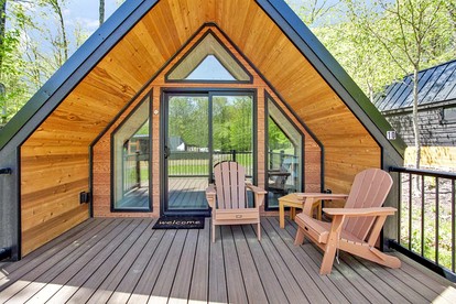 Gorgeous Modern Tiny House on an Incredible Campground for a Unique Getaway near Wellsboro, Pennsylvania - Wellsboro, Pennsylvania - glamping.directory