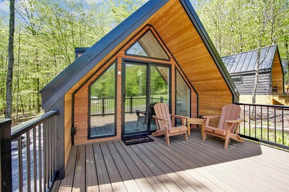 Gorgeous Modern Tiny House on an Incredible Campground for a Unique Getaway near Wellsboro, Pennsylvania - glamping.directory