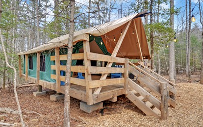 Ultimate Glamping Adventure in Suches, Georgia with a Safari Tent Retreat - Suches, Georgia - glamping.directory