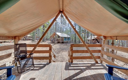 Ultimate Glamping Adventure in Suches, Georgia with a Safari Tent Retreat - Suches, Georgia - glamping.directory
