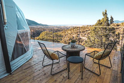 Eclectic Dome for Couples Glamping near Nogal, New Mexico - glamping.directory