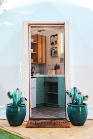 Eclectic Dome for Couples Glamping near Nogal, New Mexico - Nogal, New Mexico - glamping.directory