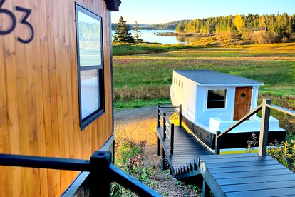 Pet-Friendly Cottage and Refurbished Boat Lounge with Ocean Views in Machiasport, Maine - Machiasport, Maine - glamping.directory