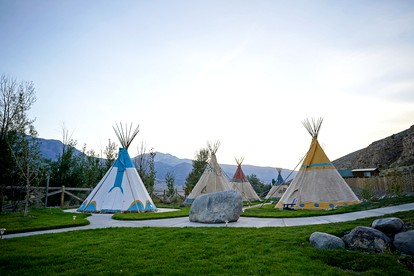 Yellowstone Tipi Rental for Montana Glamping - Gardiner, Montana - glamping.directory
