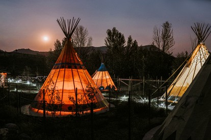 Yellowstone Tipi Rental for Montana Glamping - Gardiner, Montana - glamping.directory