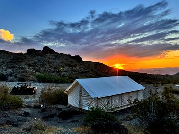 Remote Expansive Tented Cabin Incredible for a Glamping Experience in Nevada - glamping.directory