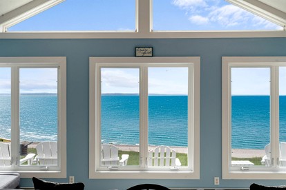 Beautiful Lakefront Cottage with Fire Pit in St. Ignace, Michigan - St. Ignace, Michigan - glamping.directory