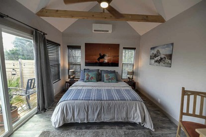Charming Cabin Rental with a Private Hot Tub near Canyon Lake, Texas - Wimberley, Texas - glamping.directory
