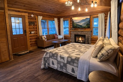 Romantic and Cozy Cabin Designed for Relaxation in Sevierville, Tennessee - Sevierville, Tennessee - glamping.directory
