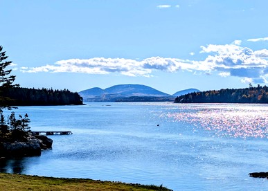 Rustic Waterfront Beach House with Private Beach, Fire Pit & Dock, Near Bar Harbor in Hancock, Maine - Hancock, Maine - glamping.directory