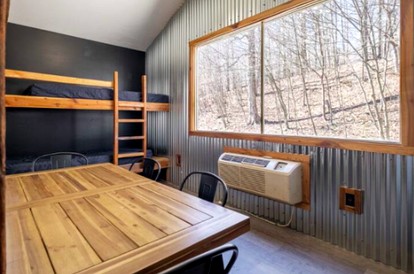 Rustic Cabin Perfect for Small Groups with Picnic Space in Indiana - Nashville, Indiana - glamping.directory