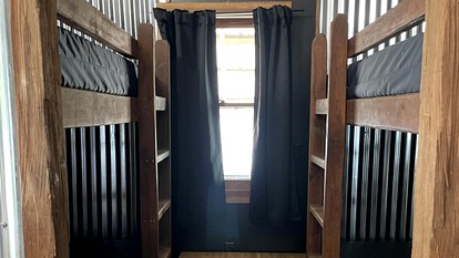 Rustic Cabin Perfect for Small Groups with Picnic Space in Indiana - Nashville, Indiana - glamping.directory