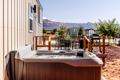 Scenic Retreat: Tiny House with Hot Tub in the Countryside Near Zion National Park, Utah - glamping.directory