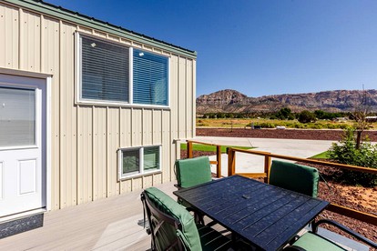 Scenic Retreat: Tiny House with Hot Tub in the Countryside Near Zion National Park, Utah - Apple Valley, Utah - glamping.directory
