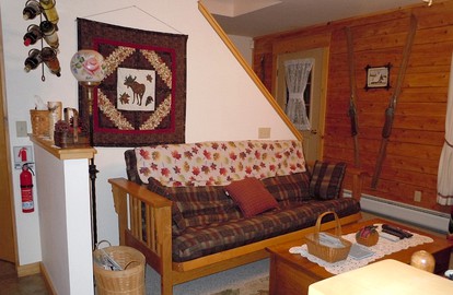 Log Cabin Rental with a Fireplace near Jay Peak Ski Resort in Vermont - Westfield, Vermont - glamping.directory