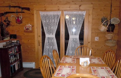 Log Cabin Rental with a Fireplace near Jay Peak Ski Resort in Vermont - Westfield, Vermont - glamping.directory