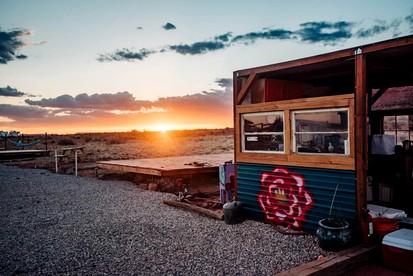 Idyllic Tiny Cabin Lovely for a Romantic Escape in Arizona - Cane Beds, Arizona - glamping.directory