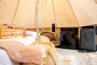 Bohemian Bell Tent for Lake Glamping near Houston - Huffman, Texas - glamping.directory
