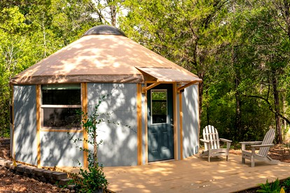 Stunning Yurt Rental in Texas Ideal for a Romantic Getaway near Austin - glamping.directory