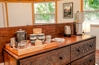 Stunning Yurt Rental in Texas Ideal for a Romantic Getaway near Austin - Bastrop , Texas - glamping.directory