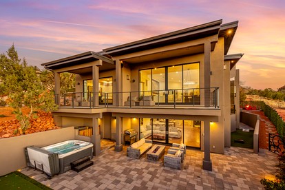 Stunning, Luxury Vacation Rental with Hot Tub and Mountain Views in Sedona, Arizona - glamping.directory