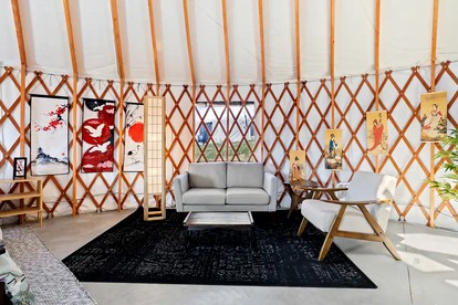 Peaceful Hillside Yurt with Countryside Views in Idaho - Lava Hot Springs, Idaho - glamping.directory