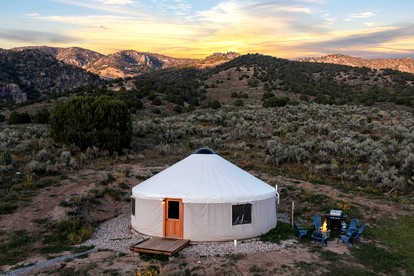 Peaceful Hillside Yurt with Countryside Views in Idaho - glamping.directory