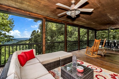 Cozy Mountain Cabin with Long-Range Views near Waterfall Park in Old Fort, NC - Old Fort, North Carolina - glamping.directory