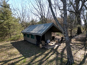 Spacious Echo Tent with Amazing Hiking Trails in Paris, Texas - Paris, Texas - glamping.directory