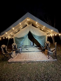 Spacious Echo Tent with Amazing Hiking Trails in Paris, Texas - Paris, Texas - glamping.directory