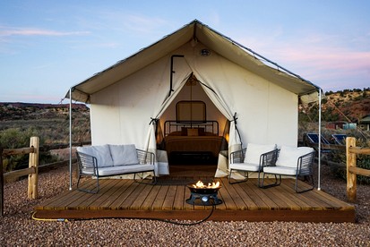Kanab's Glamping Getaway with Your Pet: Comfort Meets Adventure - Kanab, Utah - glamping.directory