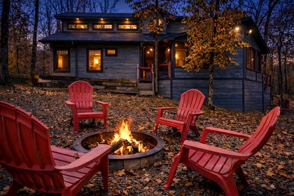 Stunning Cabin with Games Perfect for Families in Broken Bow, Oklahoma - glamping.directory