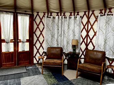 Incredible Equipped Yurt Amazing for a Glamping Experience in East Meredith, New York - East Meredith, New York - glamping.directory